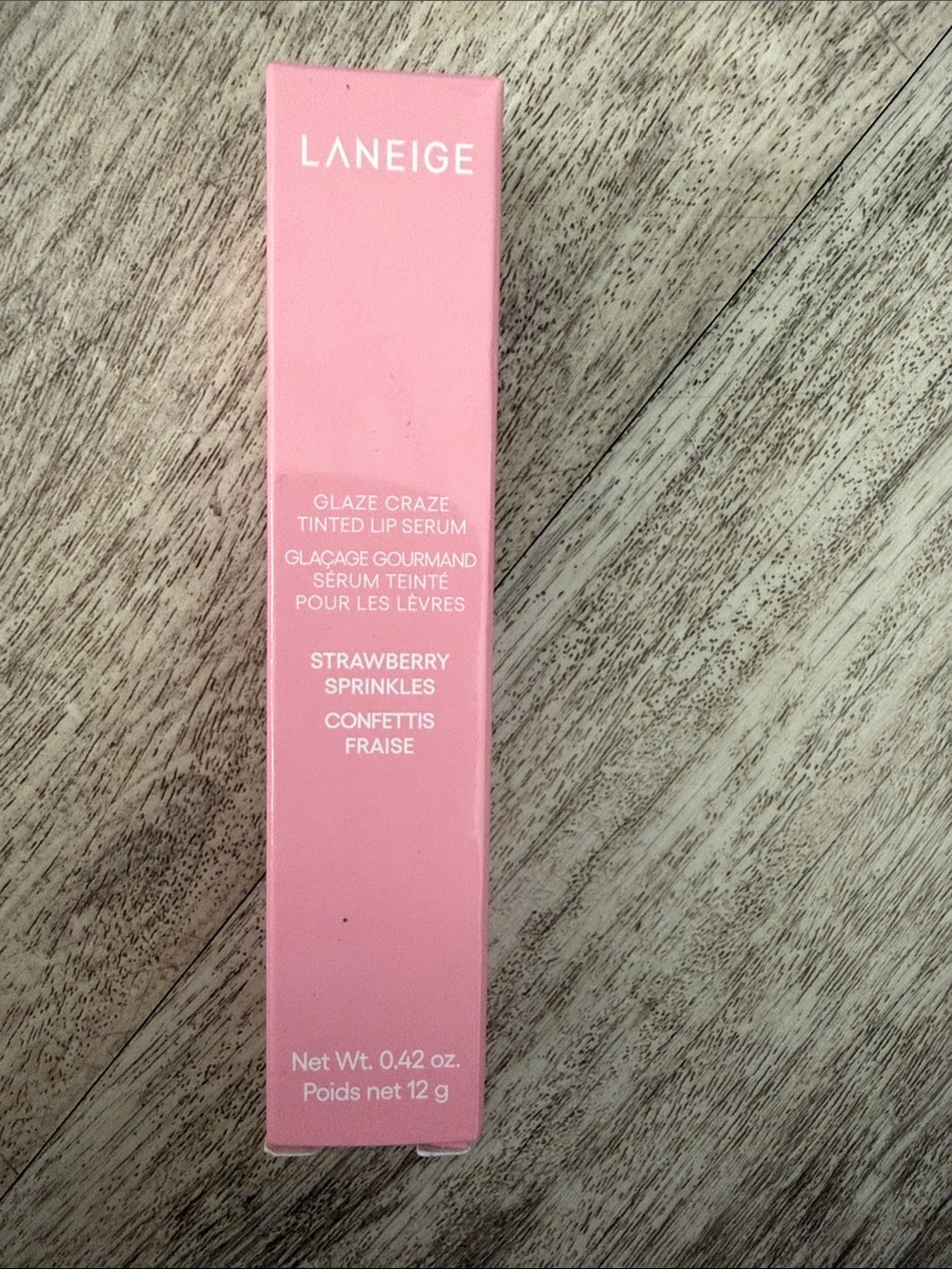 LANEIGE Glaze Craze Tinted Lip Serum - Strawberry Sprinkles (Pink)